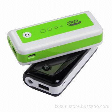 Portable Power Banks, 5,200mAh Capacity, Suitable for Nokia 6101, Micro USB, Mini USB and More